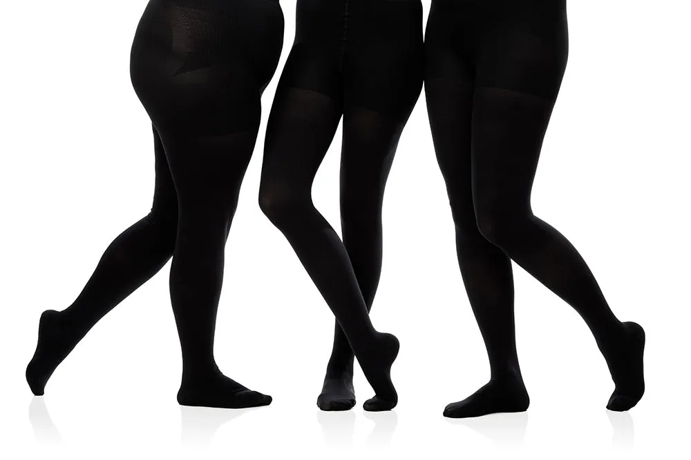 15-20 mmHg: Solid Compression Tights (Nylon)