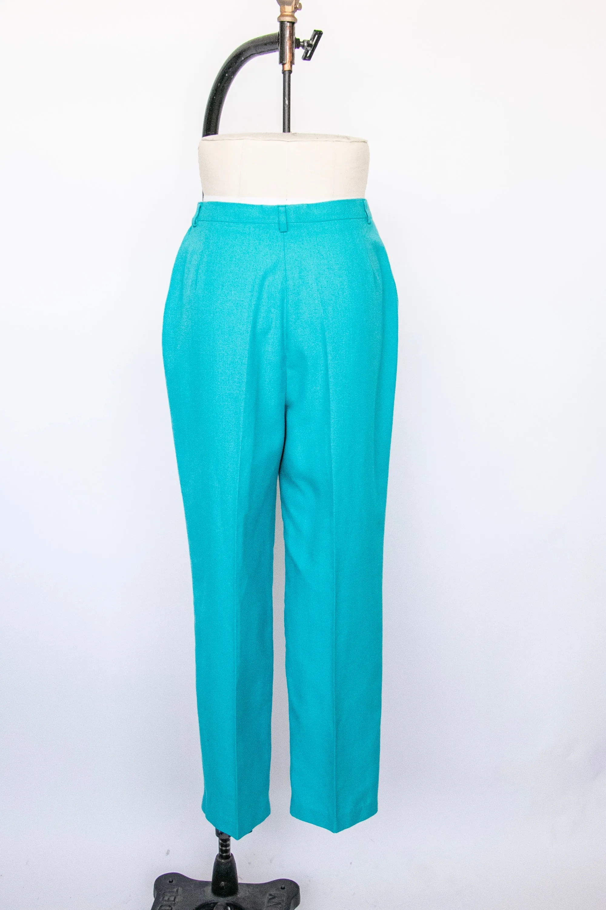 1990s Pants Trousers High Waist Tapered Leg M