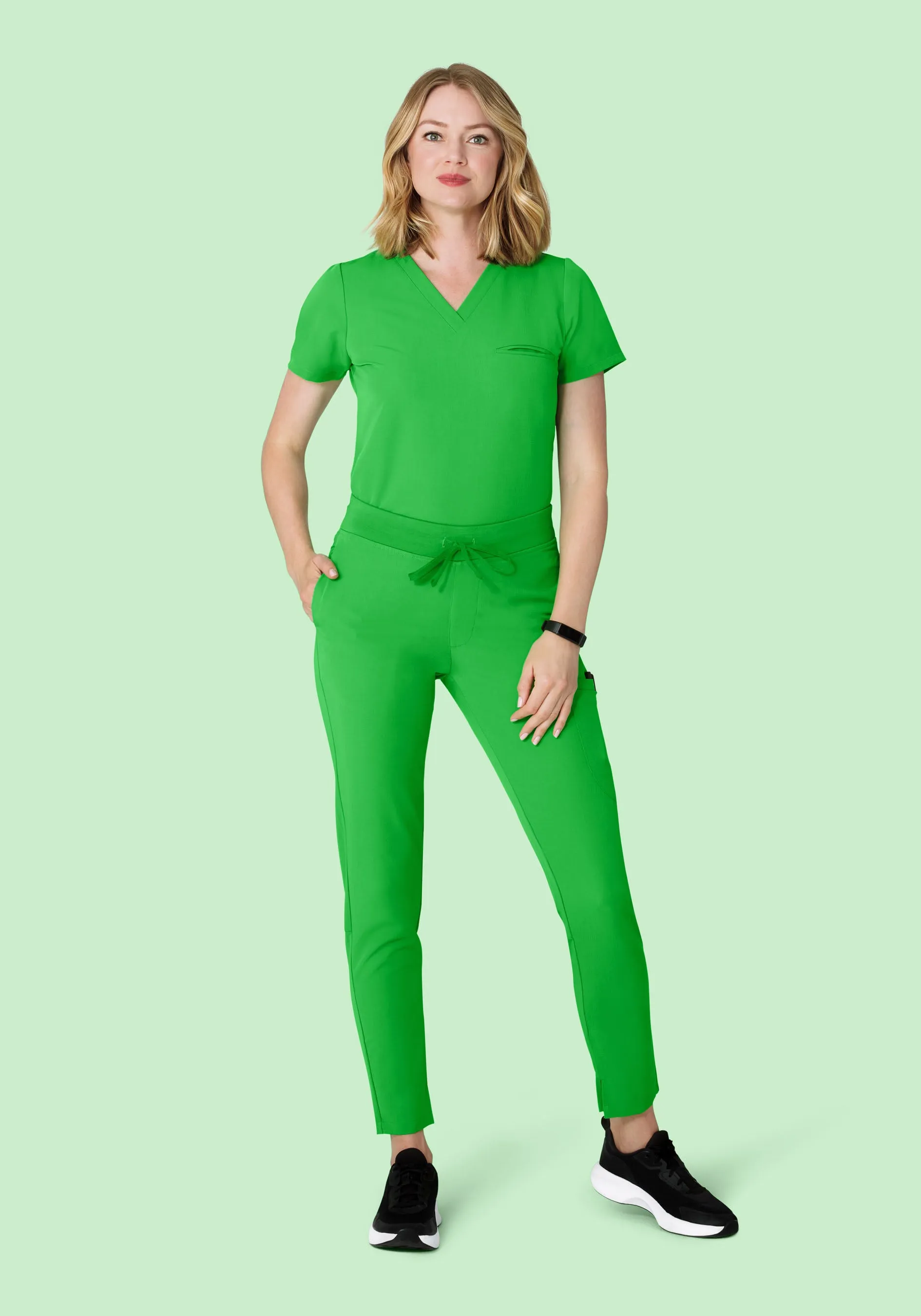 6 Pocket Slim Pants Kelly Green