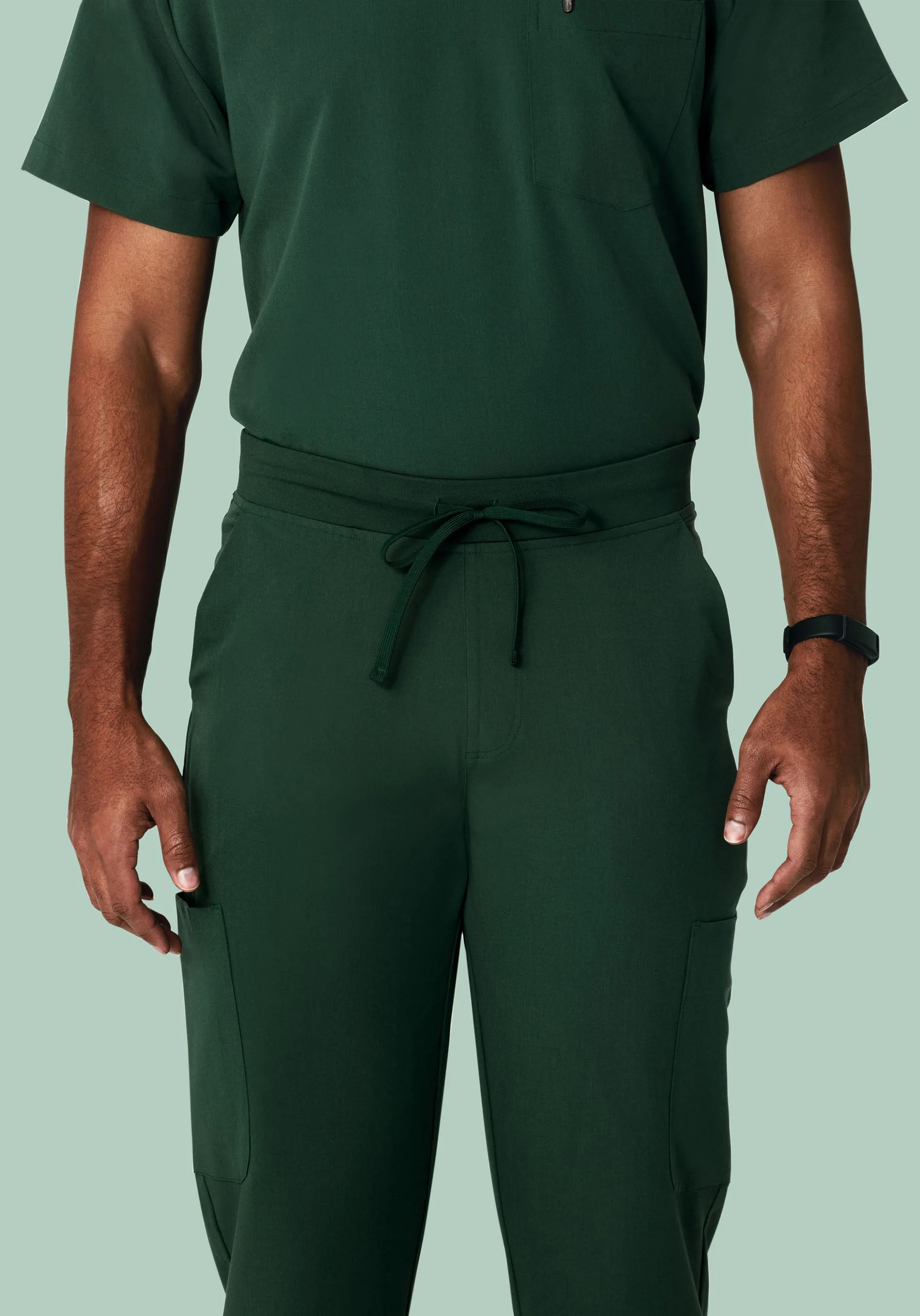 7 Pocket Cargos Midnight Green