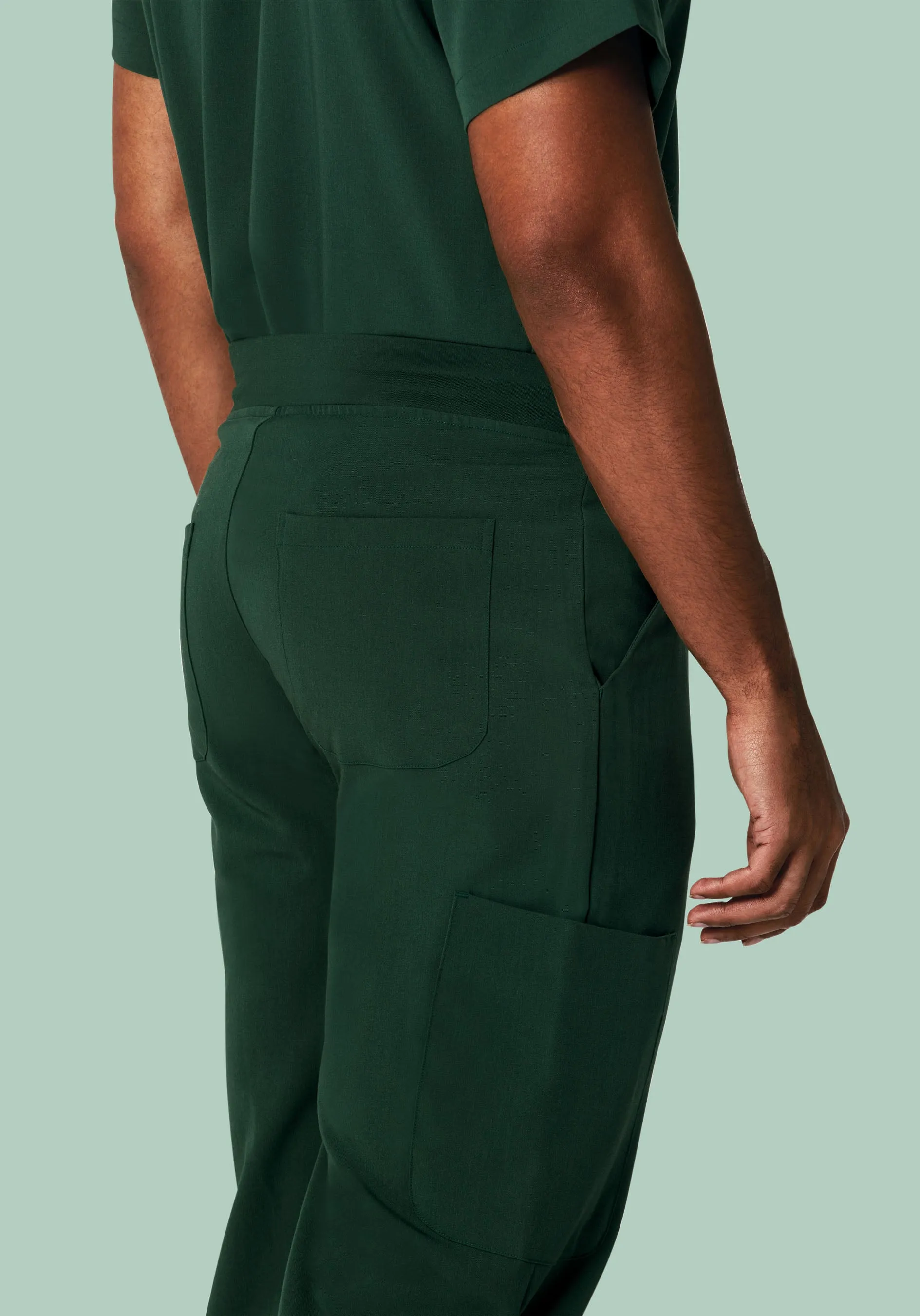 7 Pocket Cargos Midnight Green