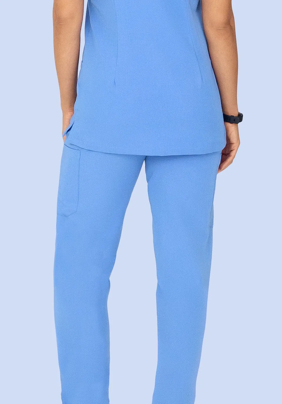 9 Pocket Cargo Pants Ceil Blue