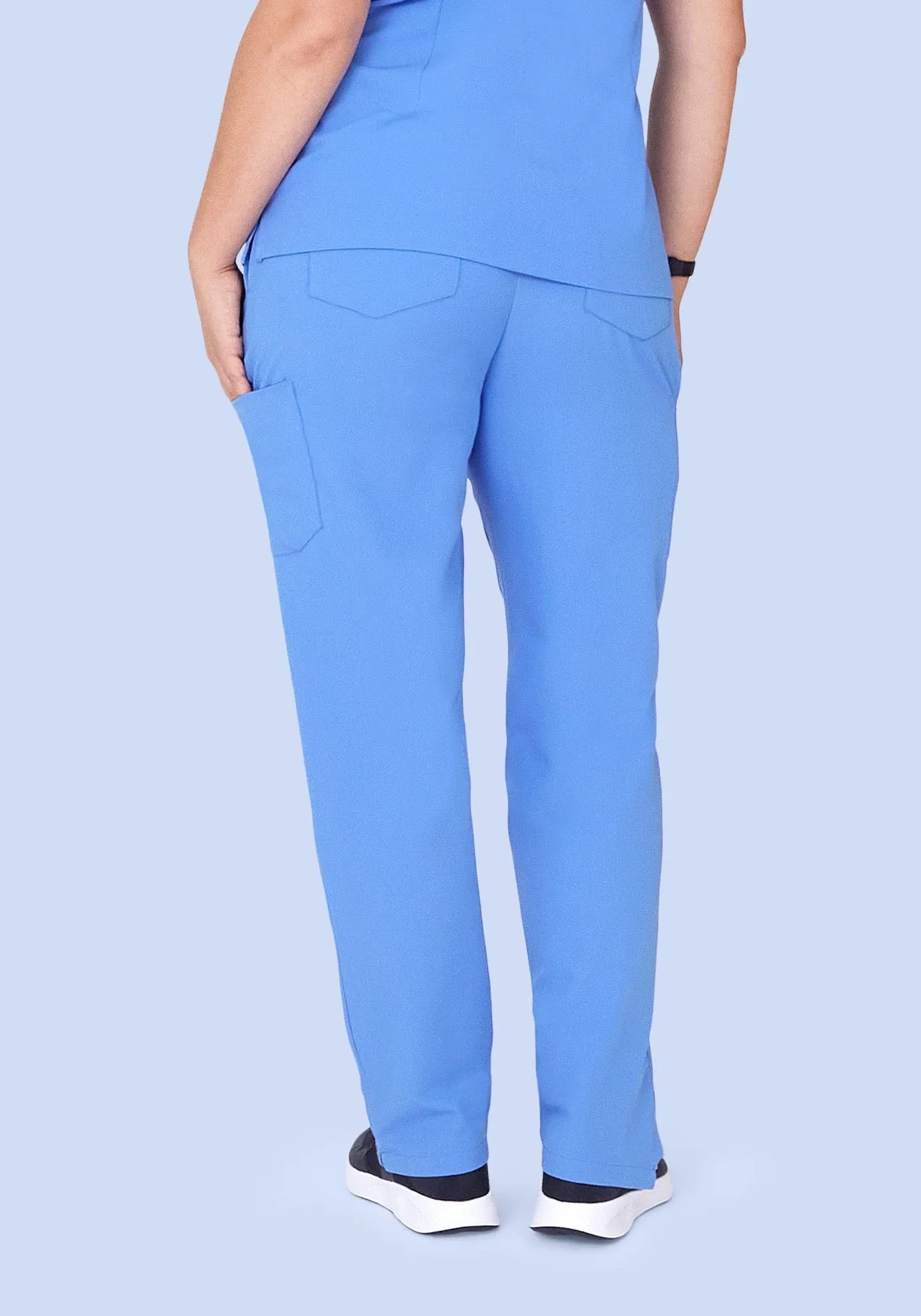 9 Pocket Cargo Pants Ceil Blue