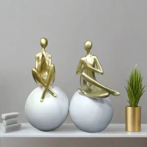 Abstract Yoga Statue