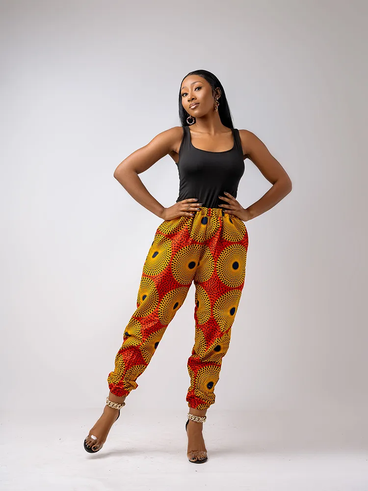 African Print Adeola baggy pants