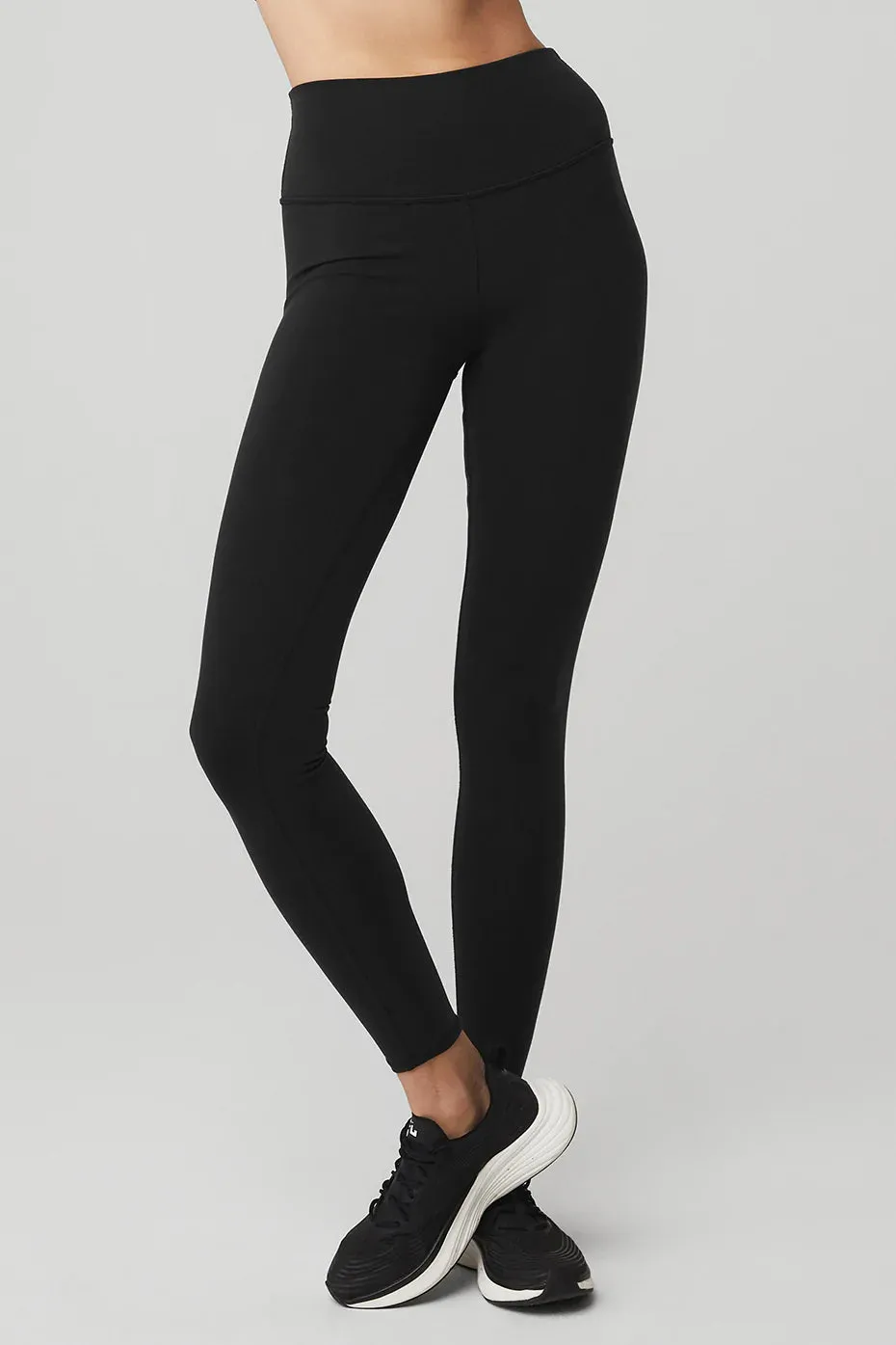 Alo Yoga Women's Airbrush High Waist No Seam Leggings - Black