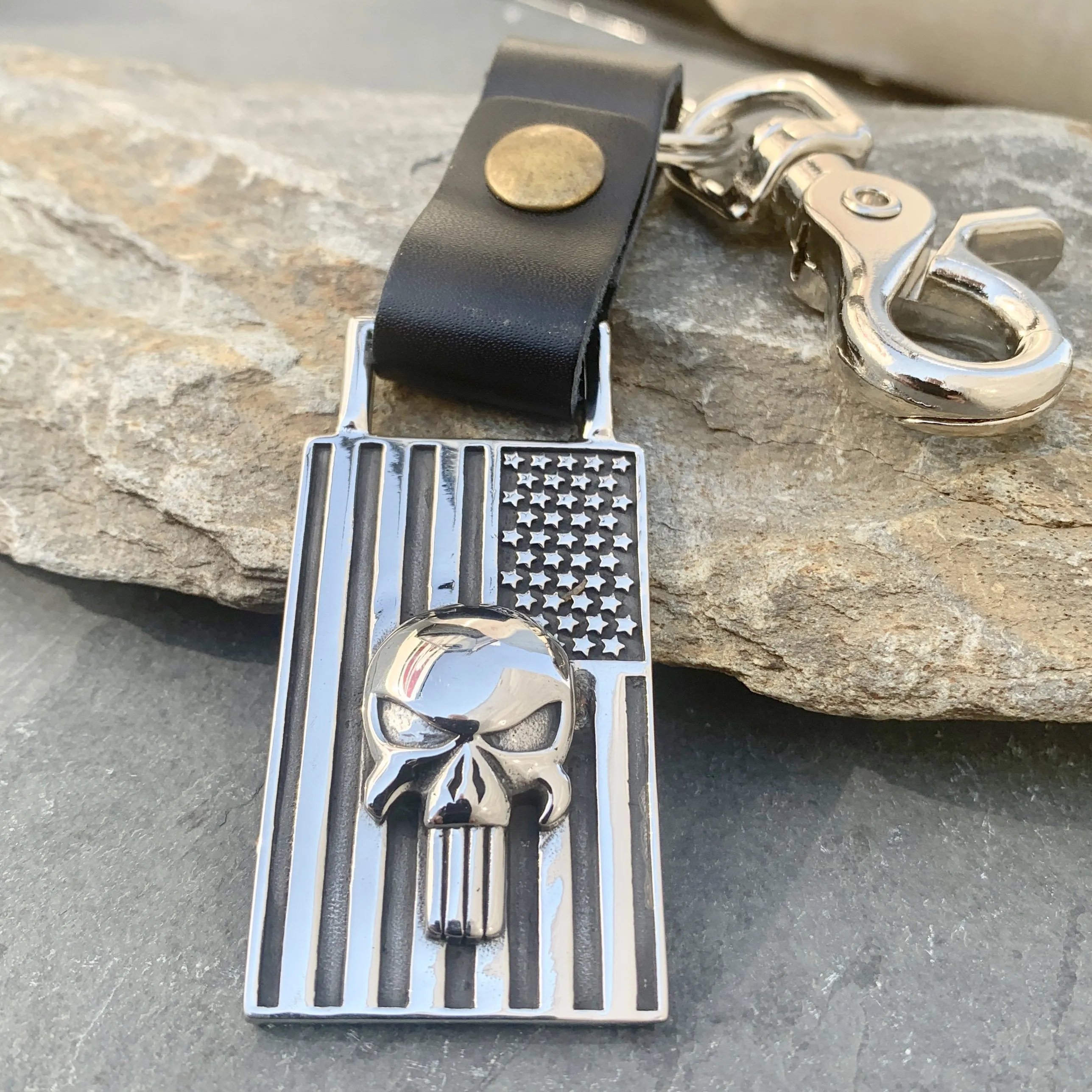 American Patriot Flag Keychain - KC14