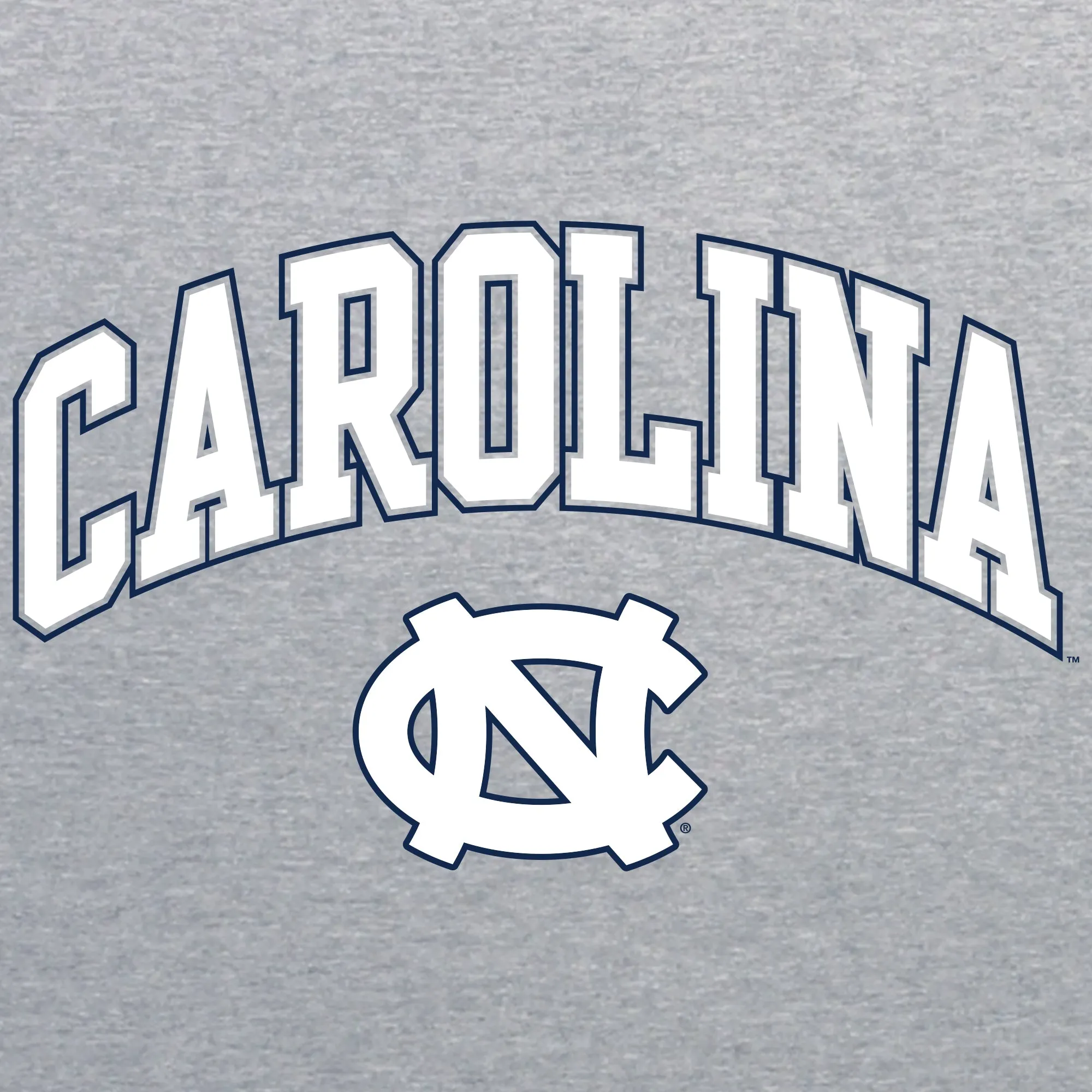 Arch Carolina Outline Long Sleeve T-Shirt - Oxford