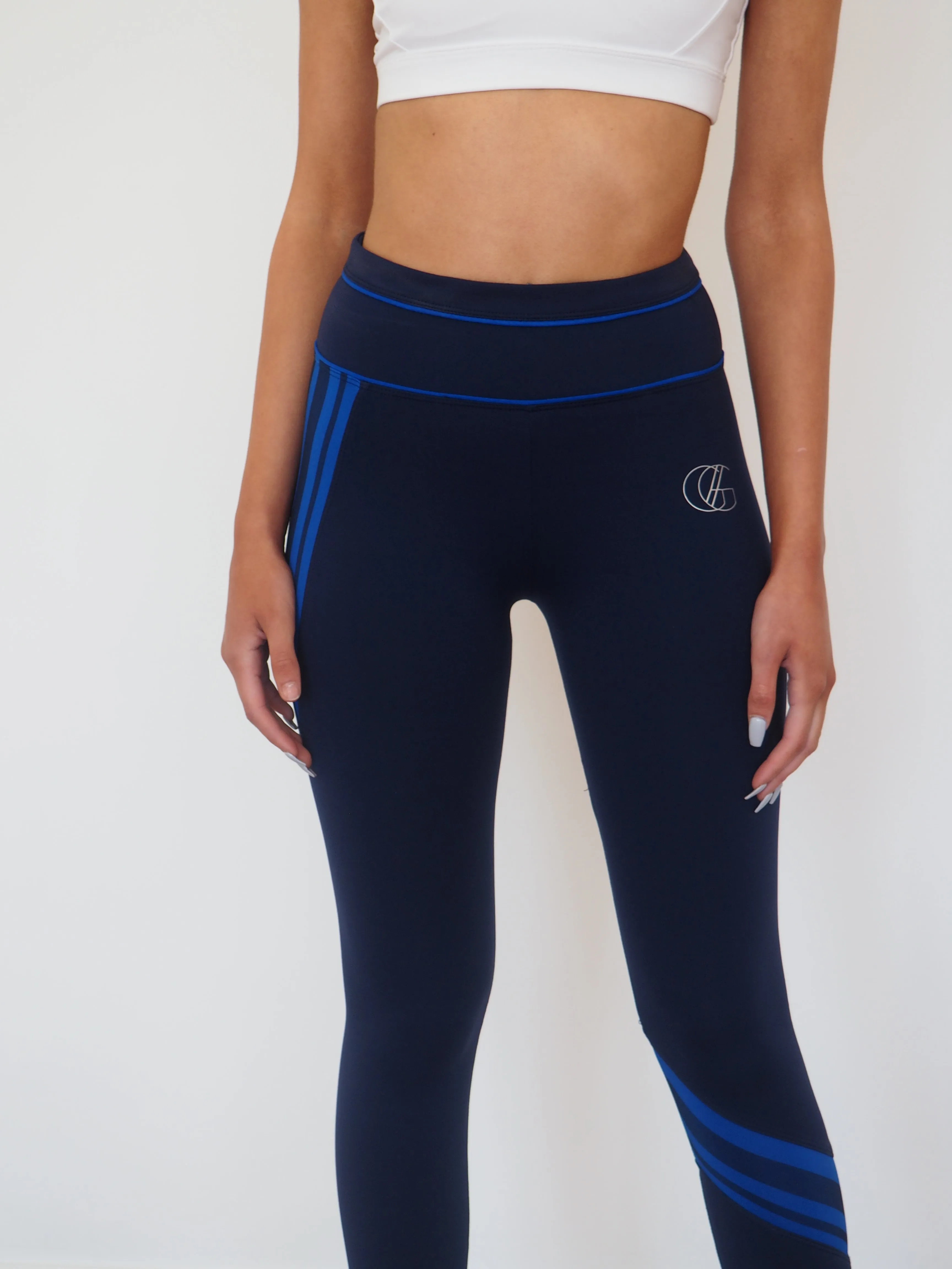 ASHTON COURTSIDE LEGGINGS // NAVY