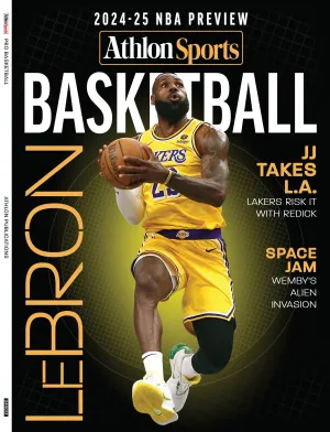 Athlon Sports - 2024-25 NBA Preview: 15 Key Storylines, Lakers JJ Redick Gamble, Wemby's Alien Invasion, In-Depth Conference Previews, Bold Predictions, Fantasy Guide, Lebron James, Steph Curry & More