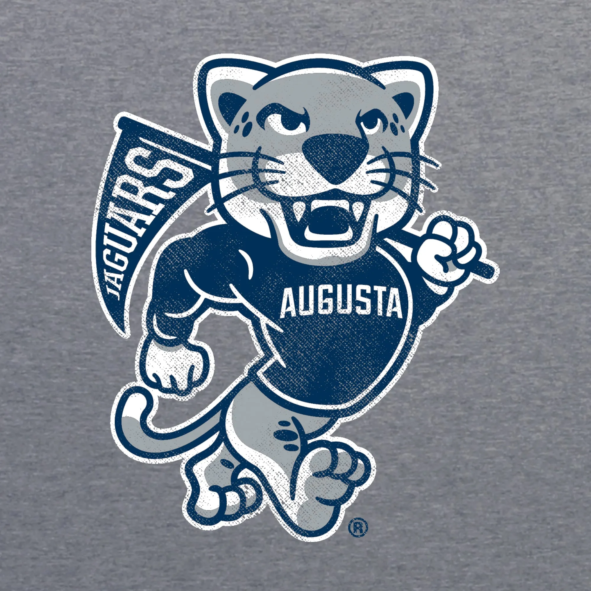 Augusta University Mascot Spirit Mark Triblend T-Shirt - Premium Heather