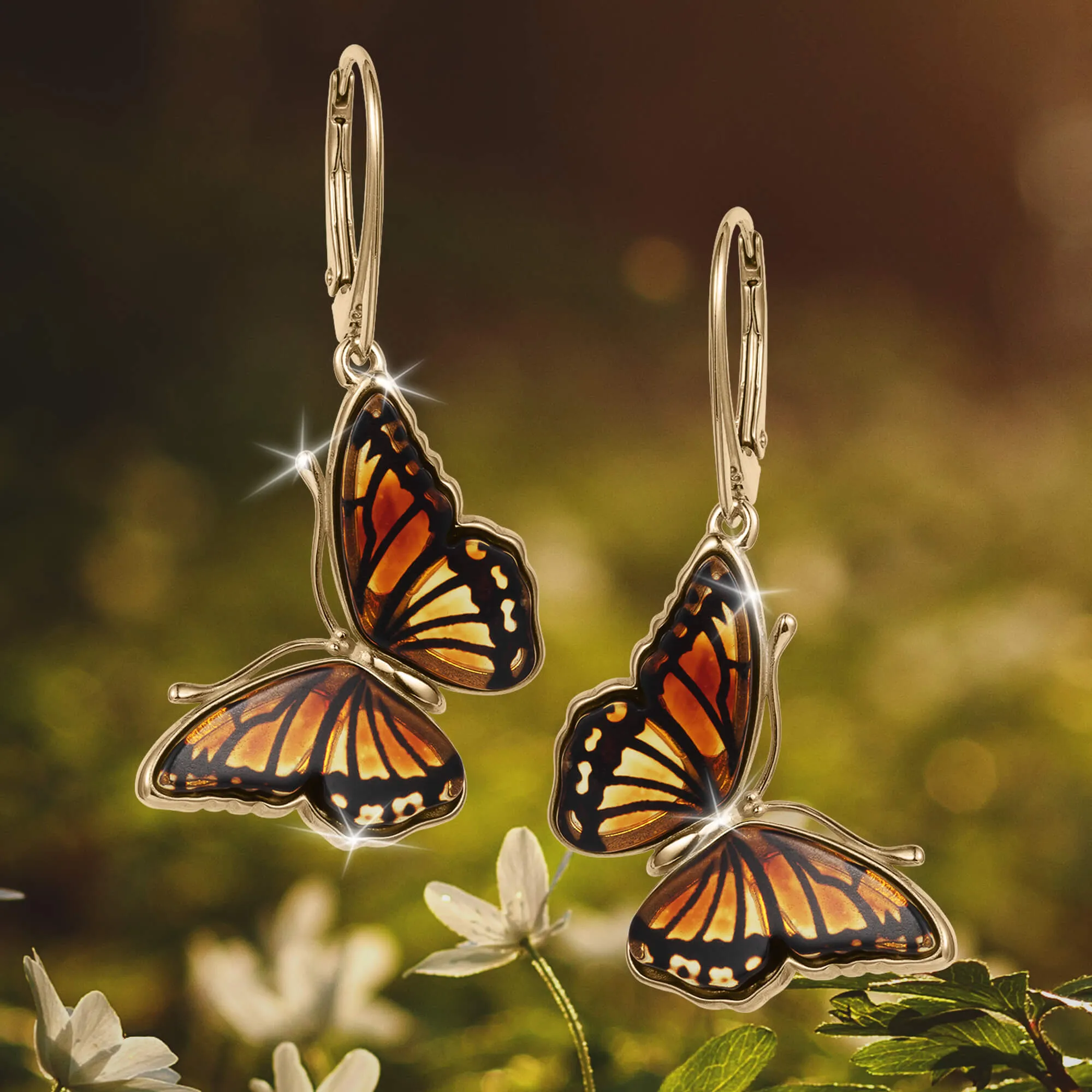 Baltic Amber Butterfly Collection