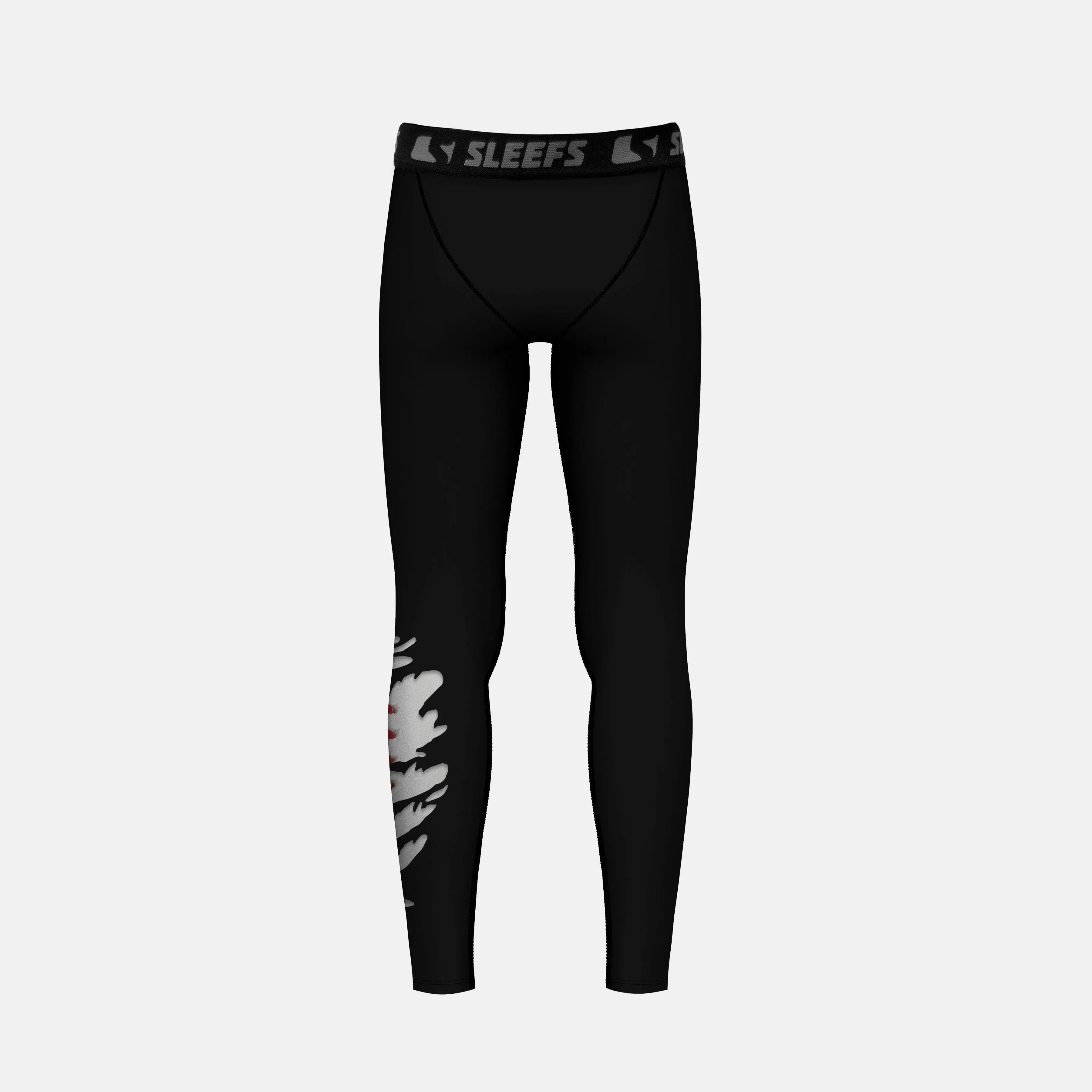 Baseball Ripped Kids compression tights / leggings