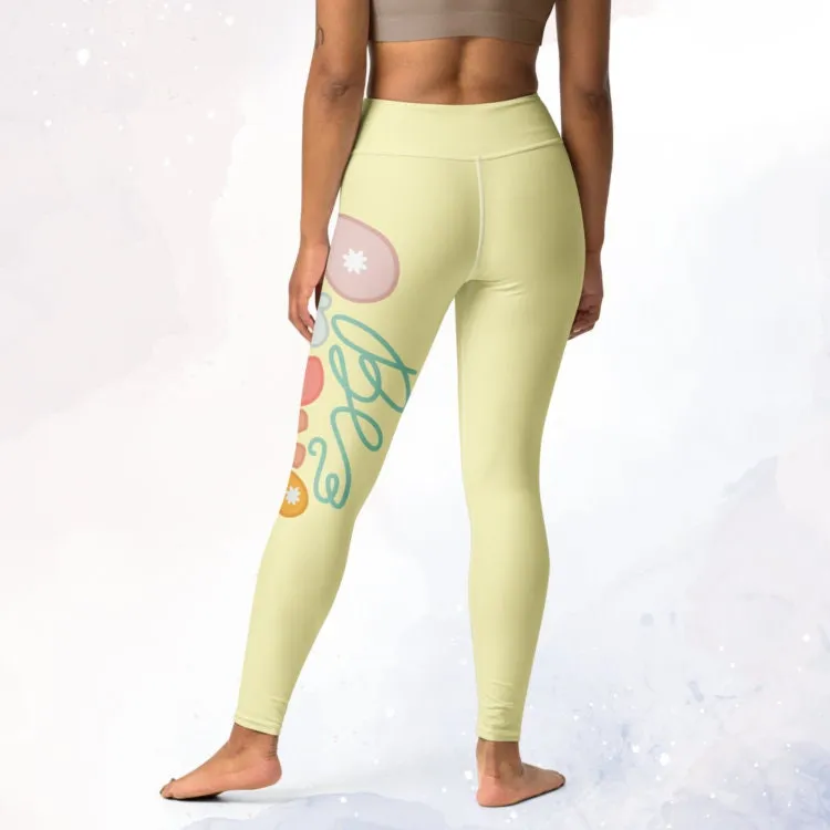 Be Brave Yellow Everyday Leggings