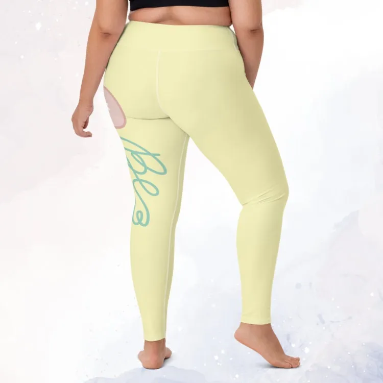 Be Brave Yellow Everyday Leggings