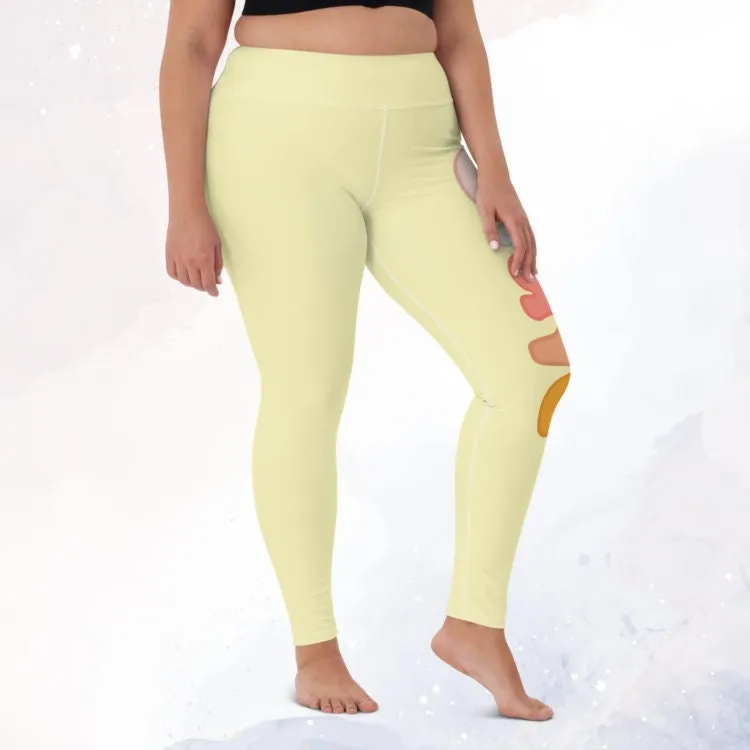 Be Brave Yellow Everyday Leggings