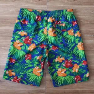 Beach Fashion Wear Floral Pattern Casual Short Multicolor