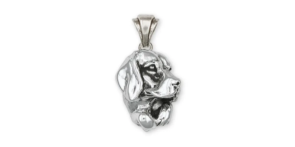 Beagle Pendant Jewelry Sterling Silver Handmade Dog Pendant BG3-P