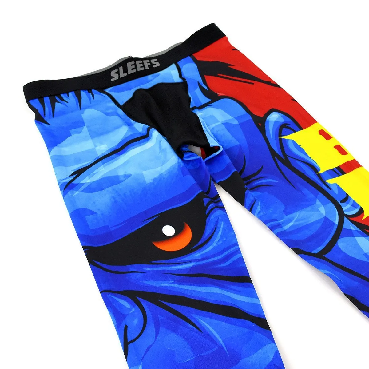 Beast Monster Blue compression tights / leggings