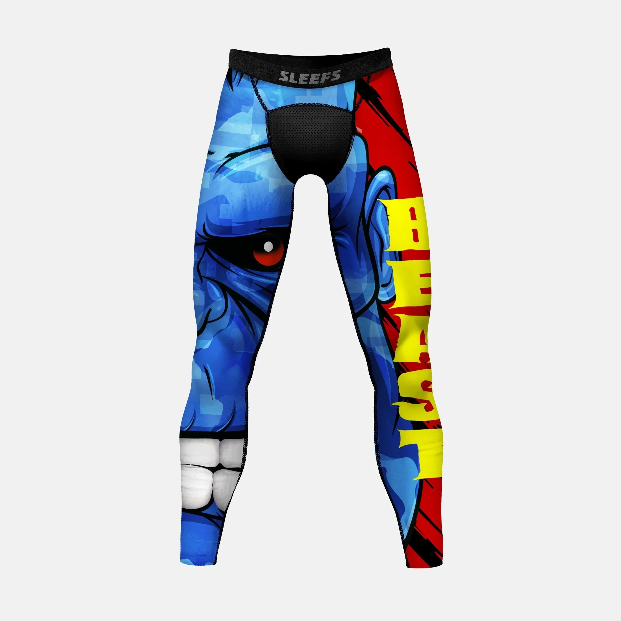 Beast Monster Blue compression tights / leggings