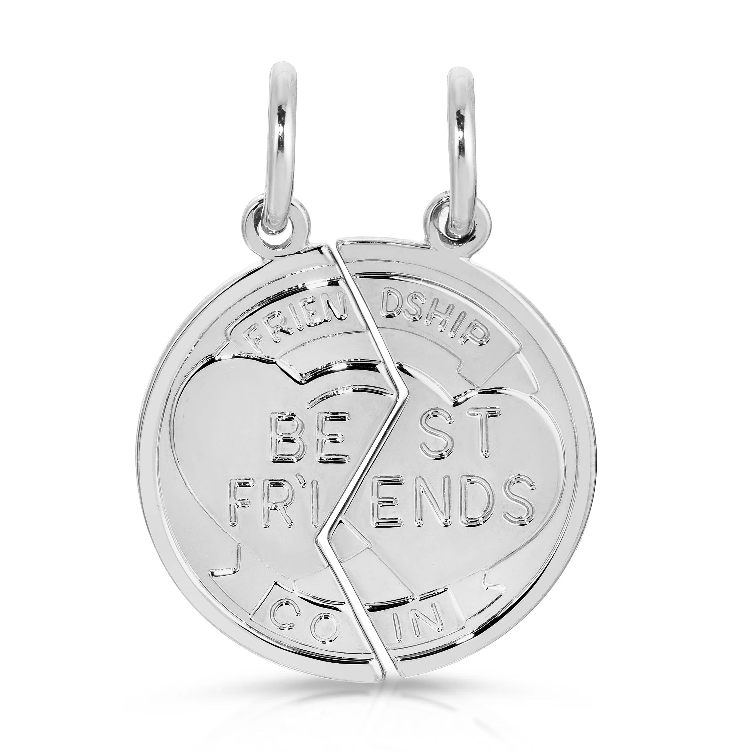 Best Friend Coin Pendants