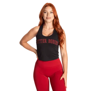 Better Bodies Crop T-Back - Black/Red