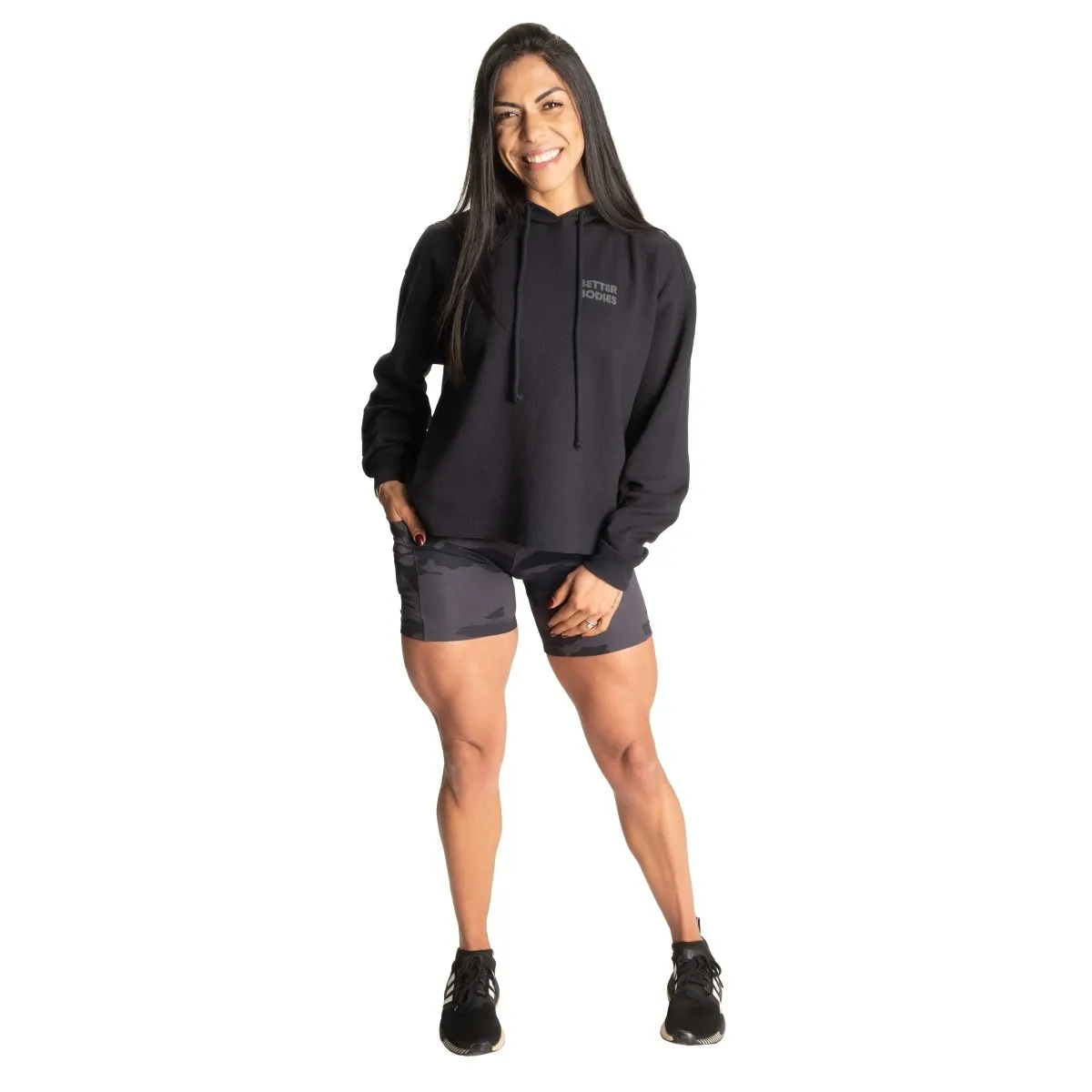 Better Bodies High Waist Shorts - Dark Camo