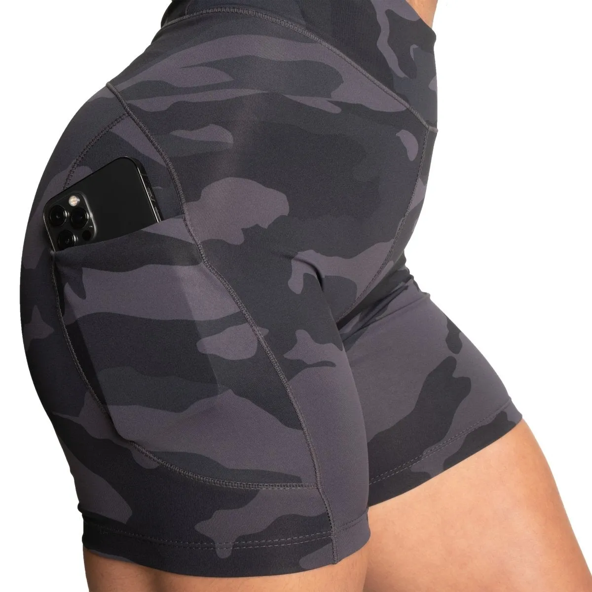 Better Bodies High Waist Shorts - Dark Camo