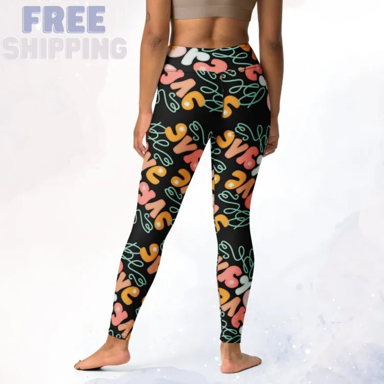 Black Be Brave Everyday Leggings