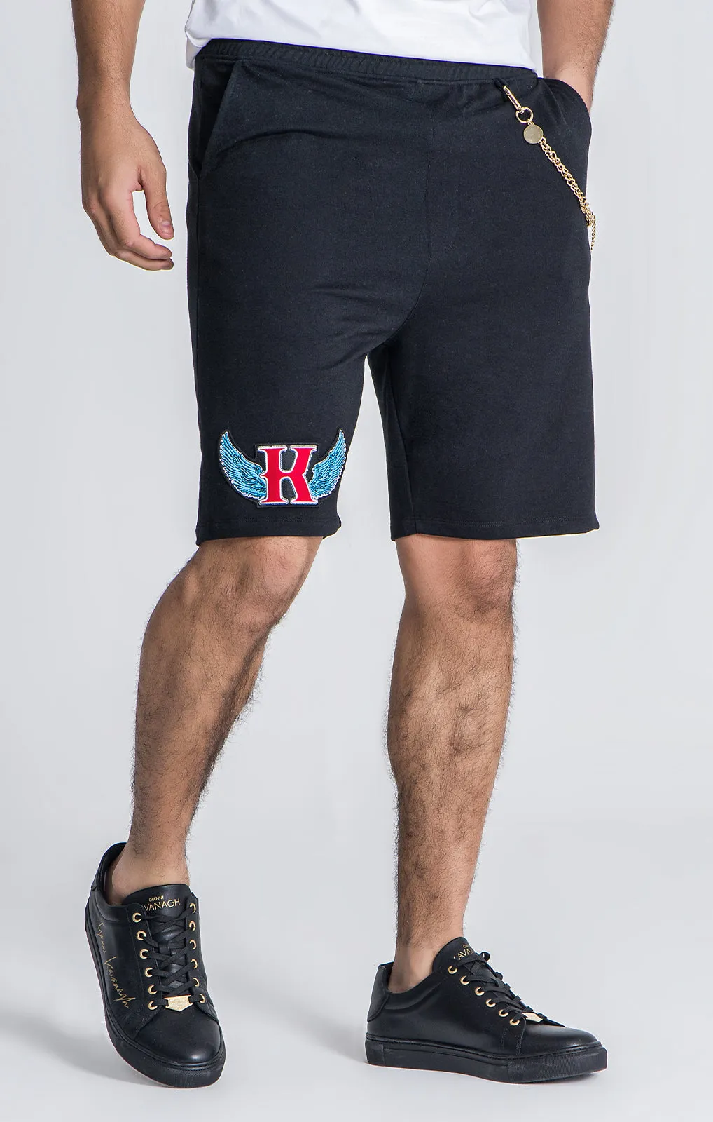 Black Royals Loose Shorts