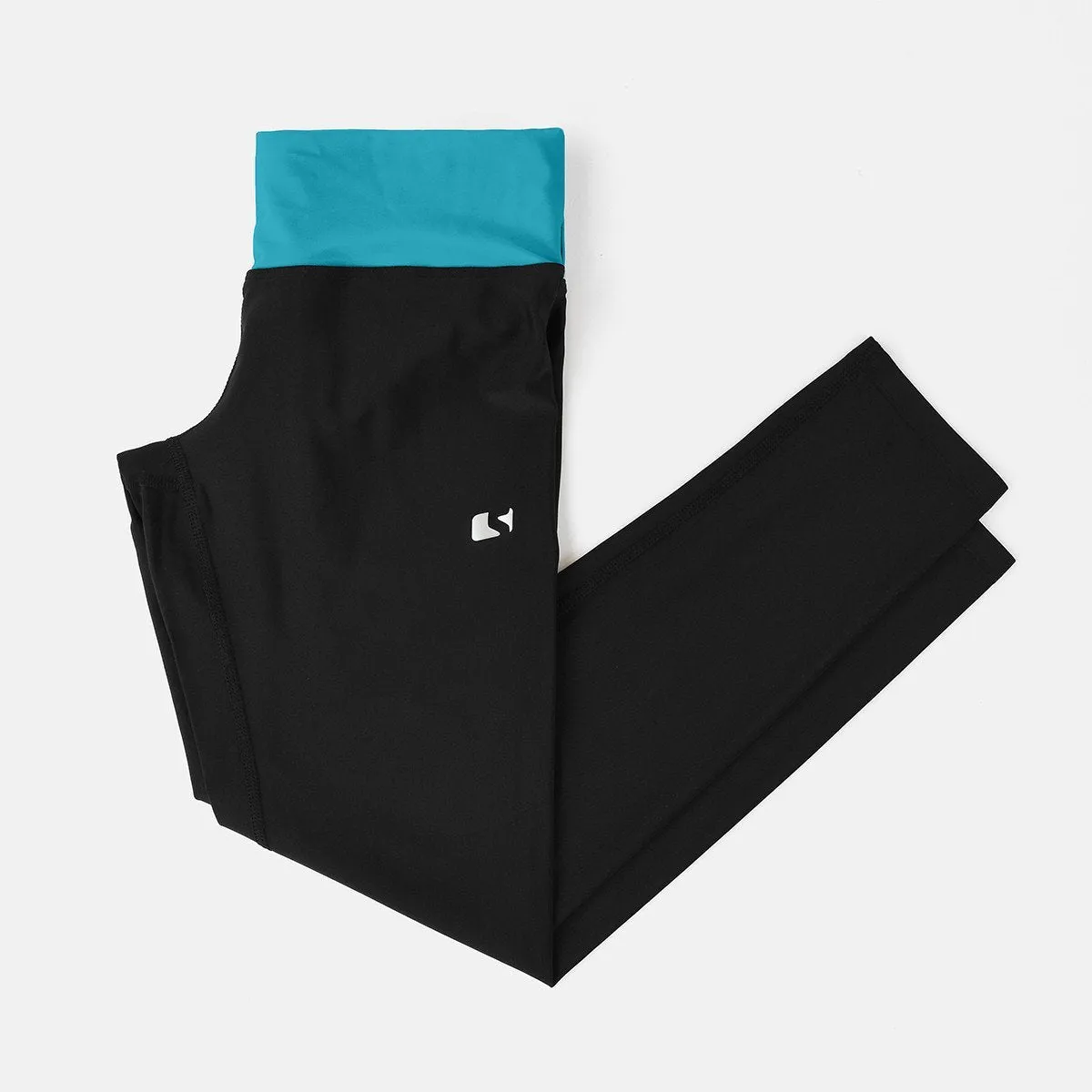 Black teal Yoga Pants