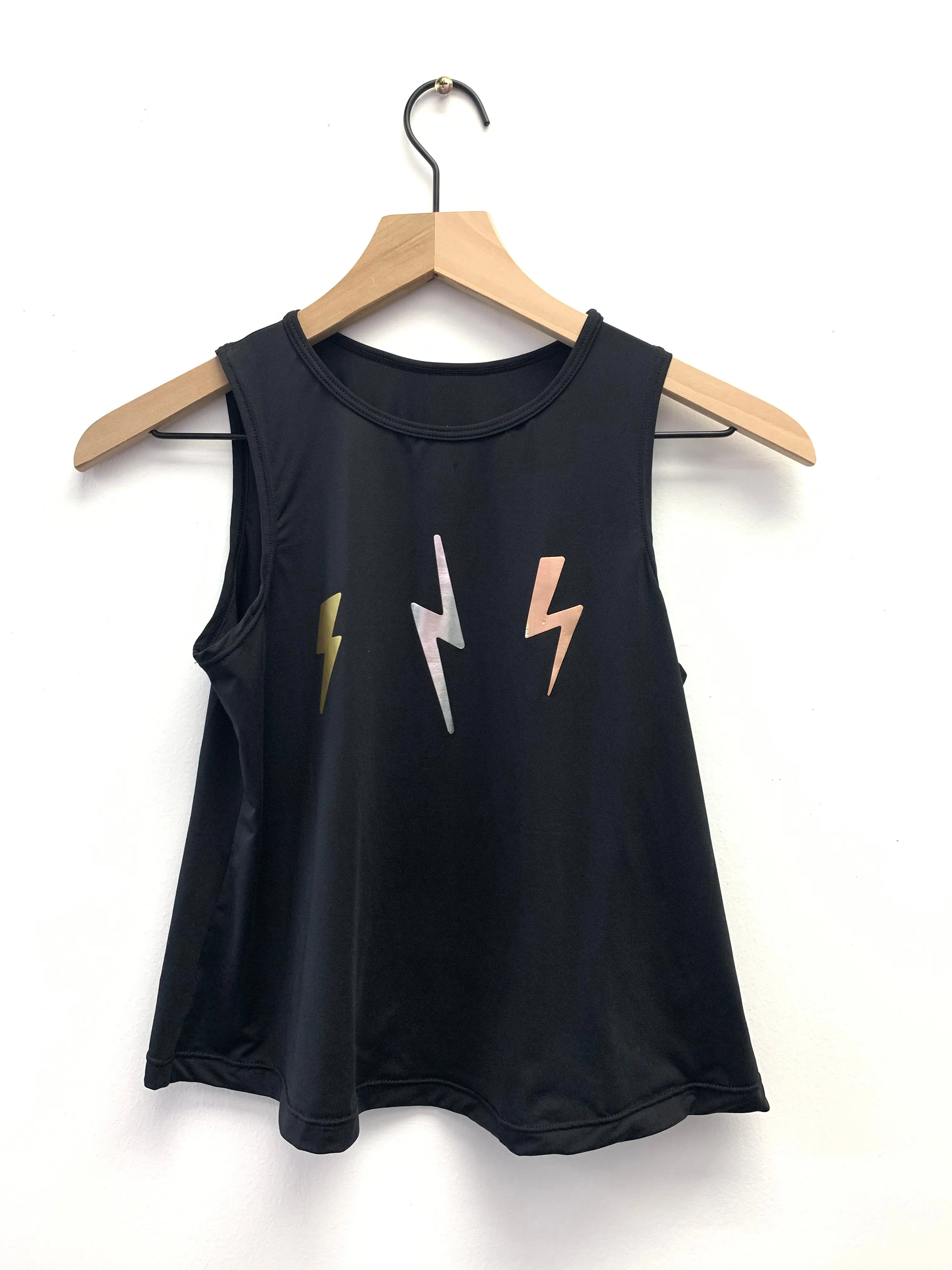 Bolts Silver Gold Rose Gold Black Tank