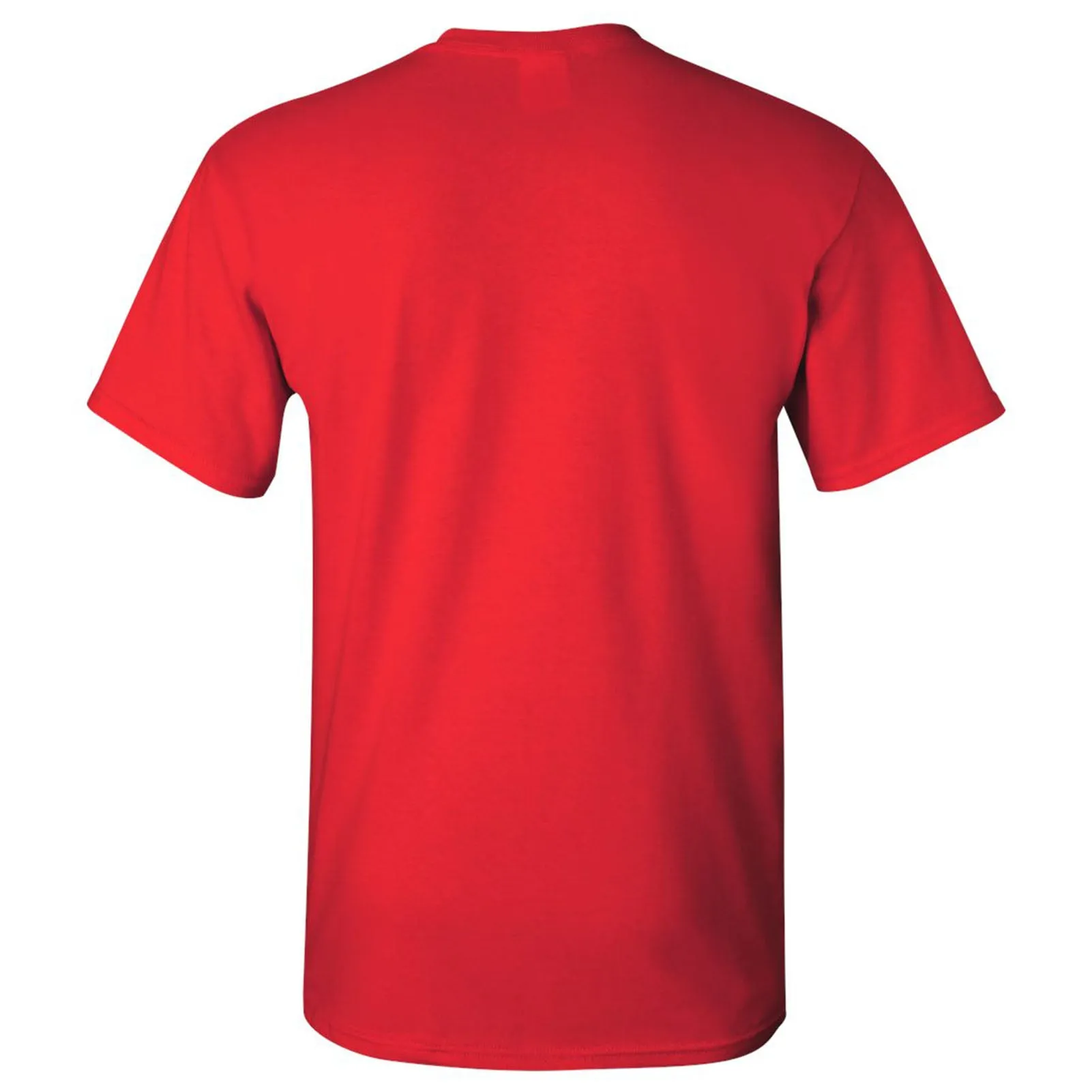 Bradley University Braves Arch Logo Basic Cotton Short Sleeve T Shirt - Red