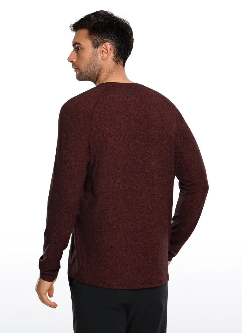 Brushed Slim-Fit Long Sleeve