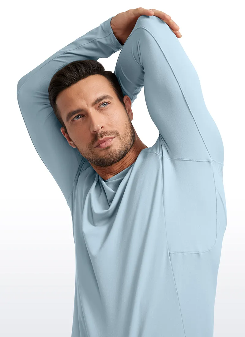 Brushed Slim-Fit Long Sleeve