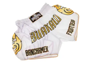 Buakaw Shorts BSH3 WHITE GOLD