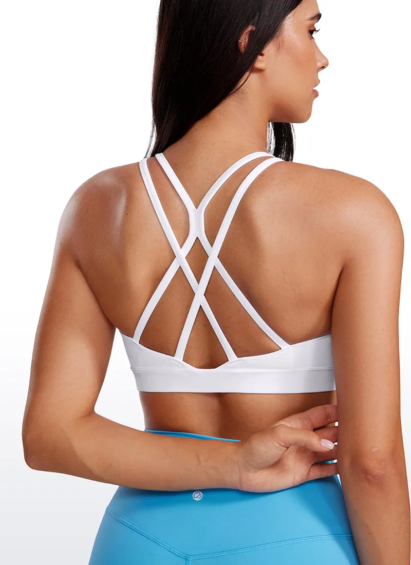 Butterluxe Bra High Neck Longline Criss Cross Back