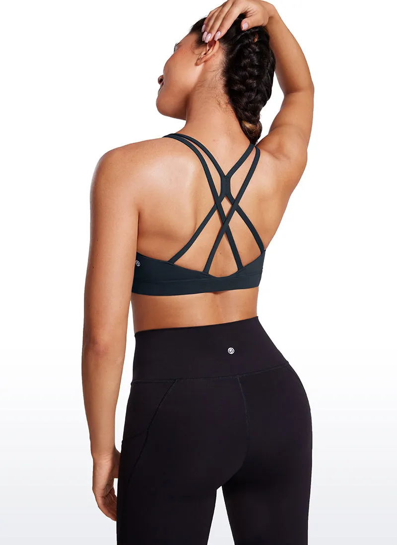 Butterluxe Bra High Neck Longline Criss Cross Back