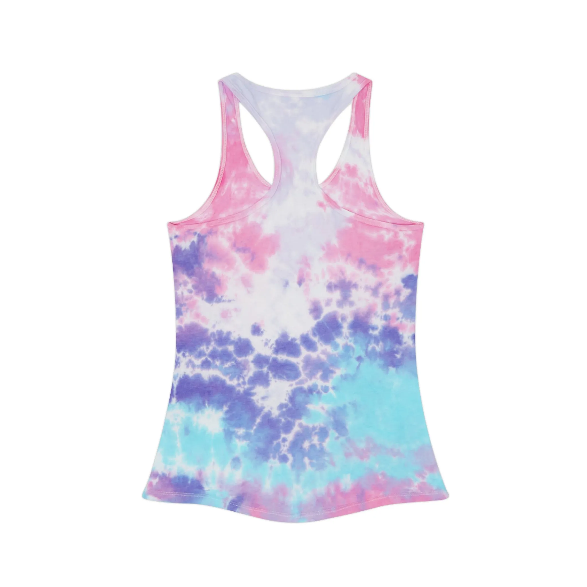 BYOE Bring Your Own Energy Tie Dye Racerback Tank Top | Callie Gulikson quote tank top