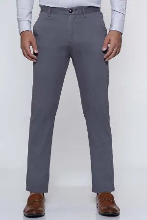 C PANT CROSS POCKET SLIM FIT GREY