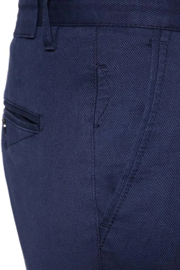 C PANT CROSS POCKET SLIM FIT NAVY