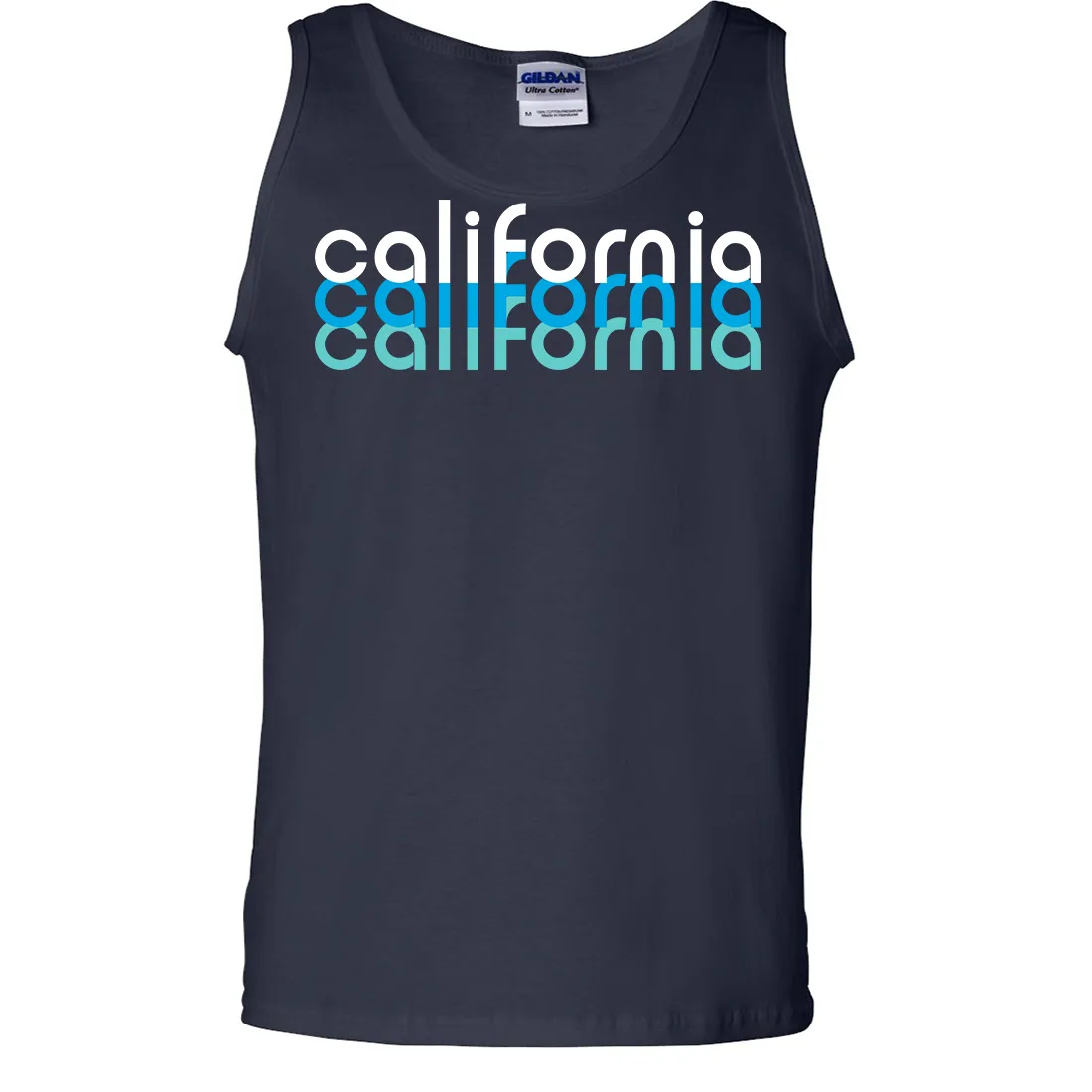 California Cool Stacked Asst Colors Tank Top