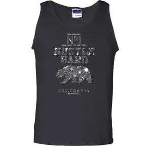 California Hustle Hard Sparkle Asst Colors Tank Top