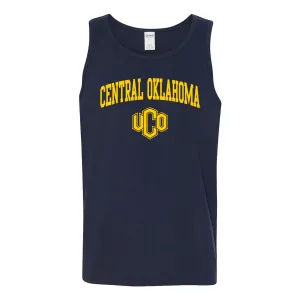 Central Oklahoma University Bronchos Arch Logo Tank Top - Navy