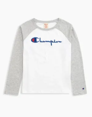 Champion Europe Raglan Sleeve Cropped T-shirt White