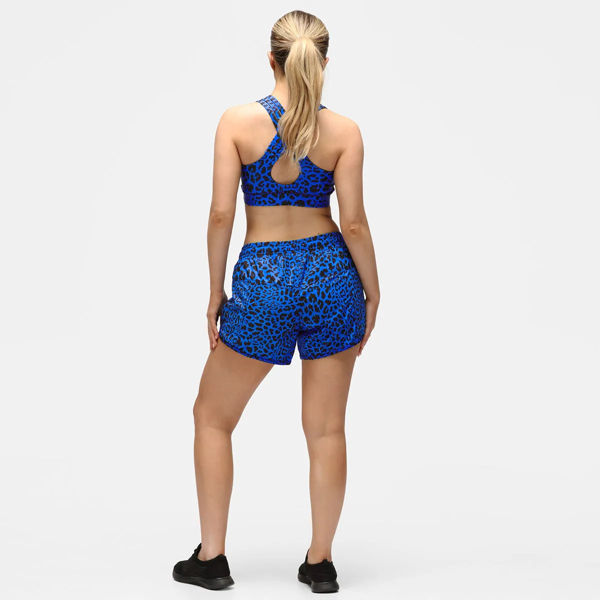 Cobalt Cat Loose Fit Workout Shorts