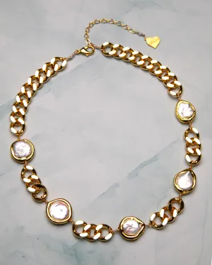 Coin Pearl Necklace