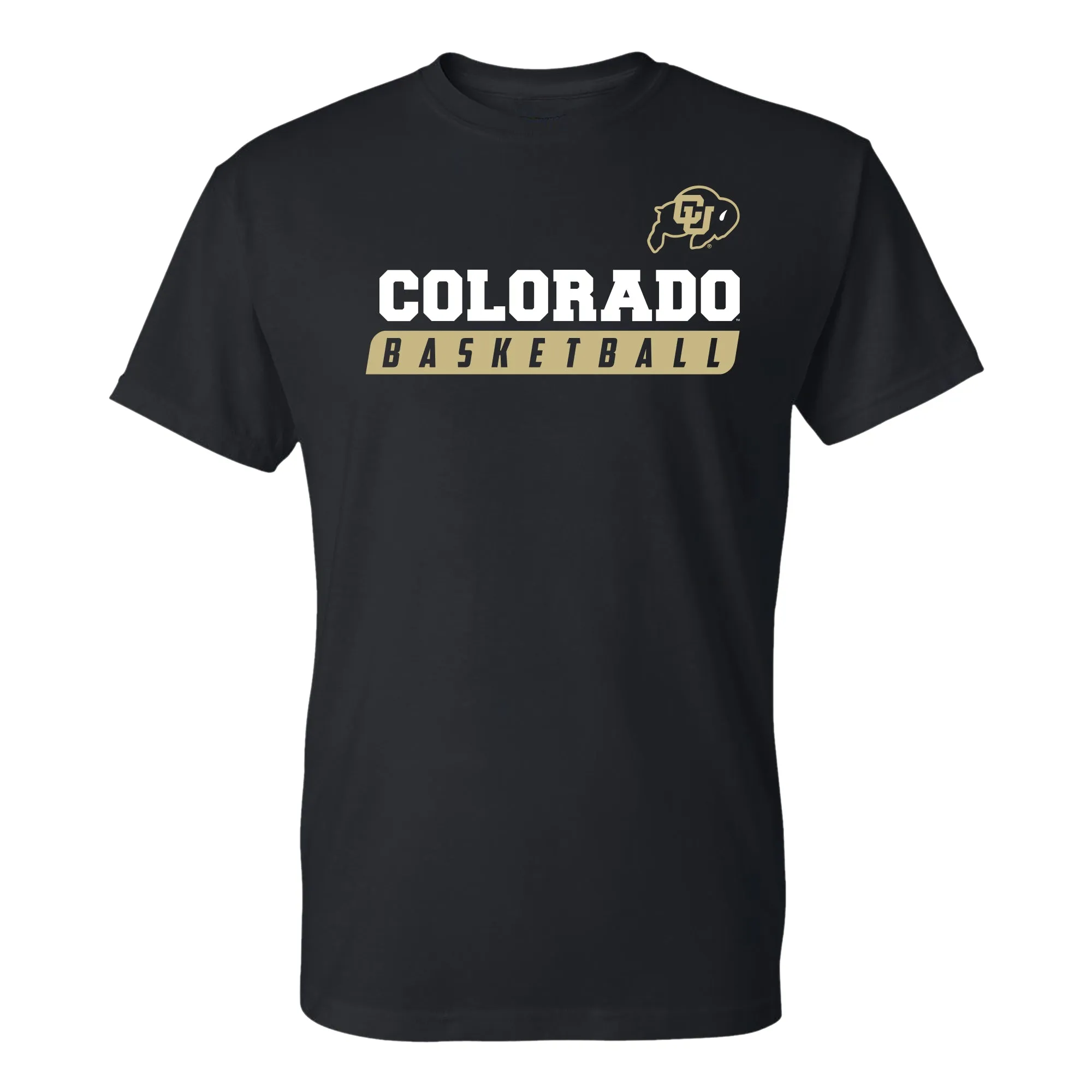 Colorado Basketball Slant T-Shirt - Black