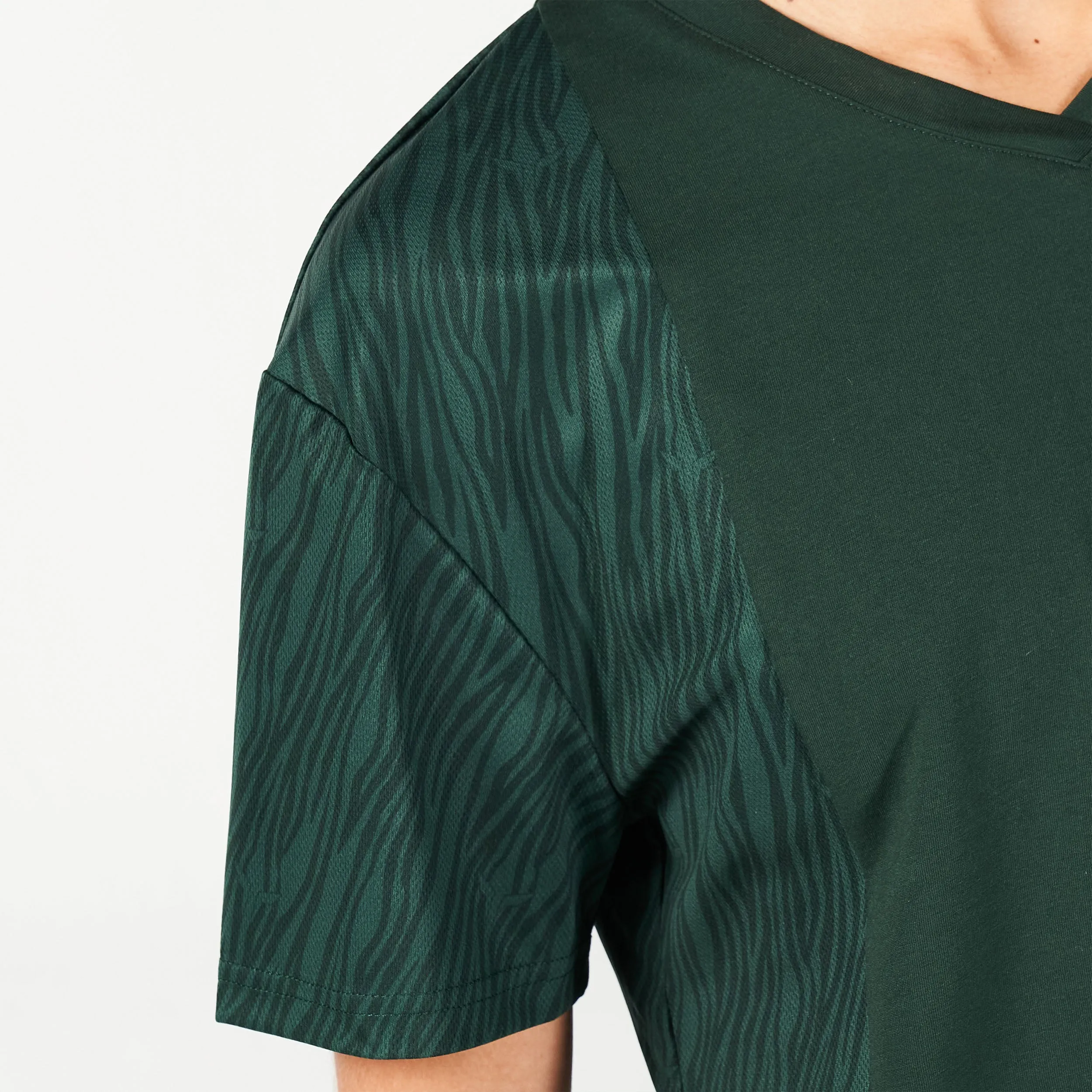 Core Wild Print Boxy Tee - Pine Grove