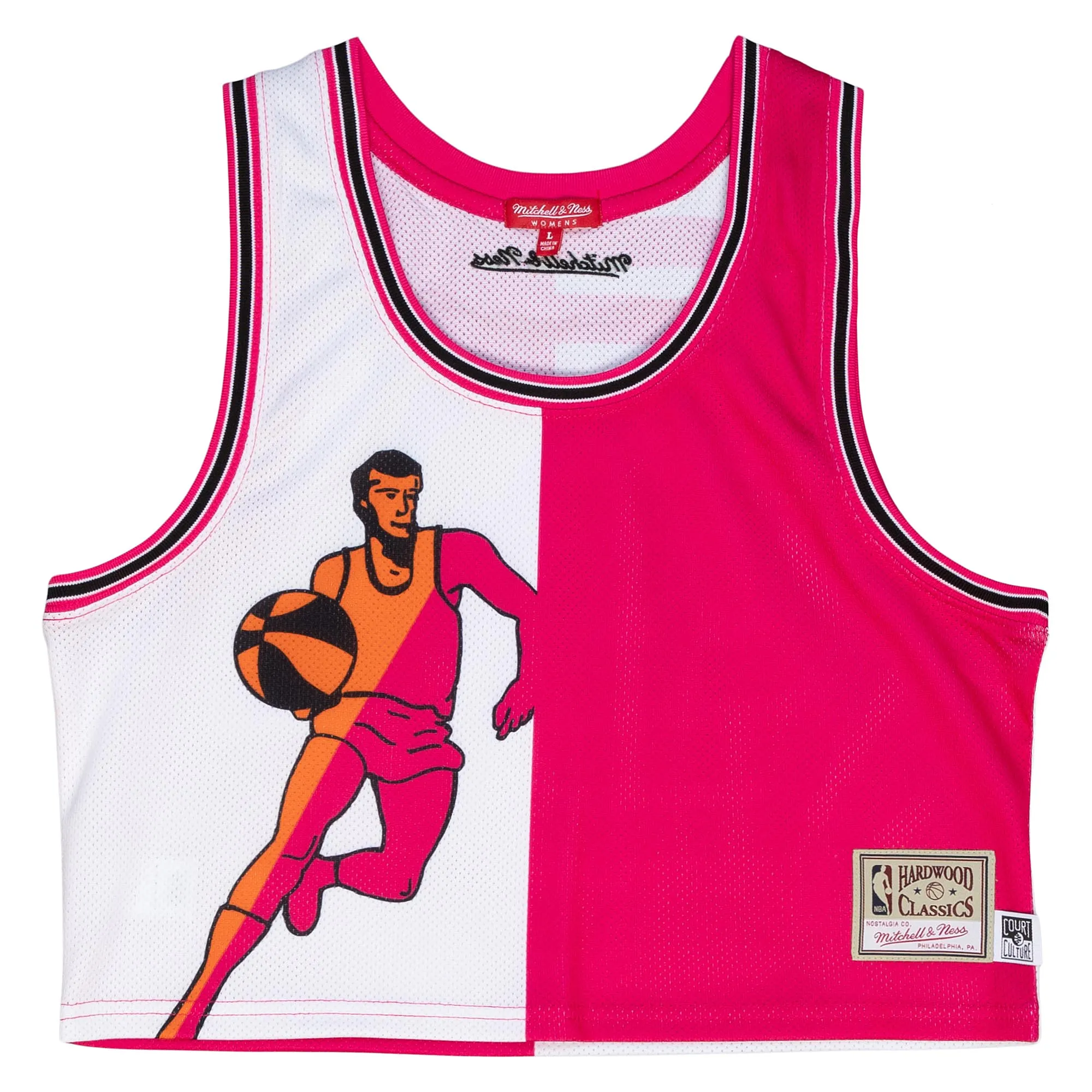 Court Culture X Mitchell and Ness Floridians Mesh Crop Tank